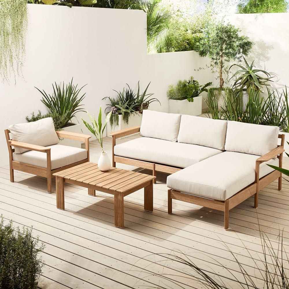 Playa Garden Coffee Table Modern Outdoor Elegance West Elm UK